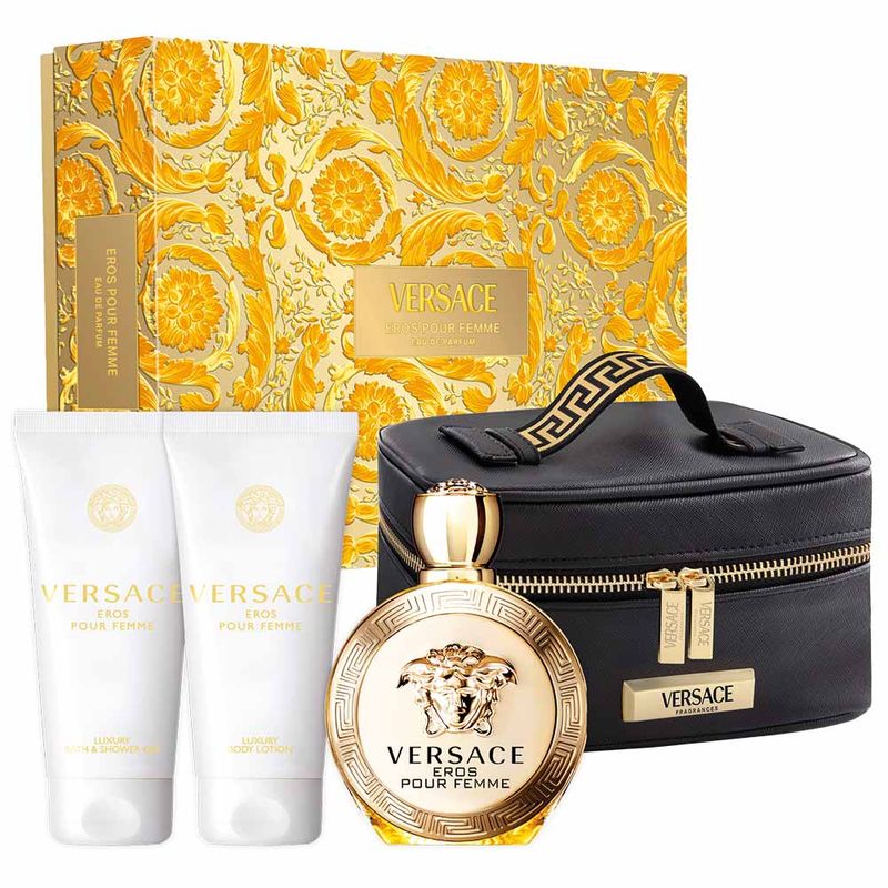 Versace pour Femme セット Coffret Versace Eros Pour Femme Kit - Perfume Feminino EDP +